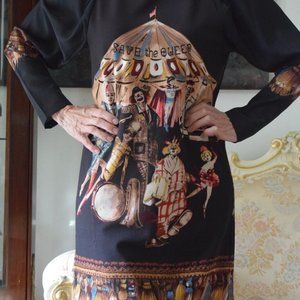 New SAVE THE QUEEN! Multicoloured Stretchy dress Small